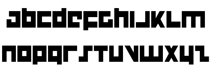 Flight Corps Condensed Шрифта строчной