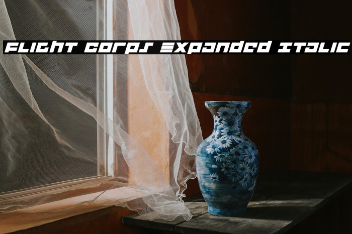 Flight Corps Expanded Italic Example 2