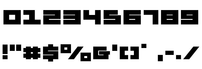 Flight Corps Expanded Font OTHER CHARS