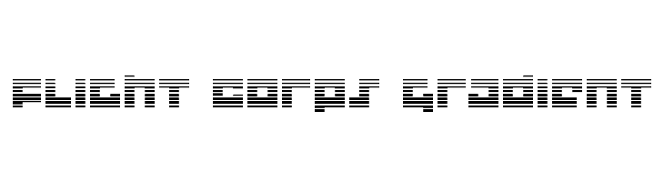 Flight Corps Gradient  免费字体下载