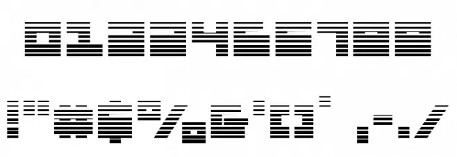 Flight Corps Gradient Font OTHER CHARS