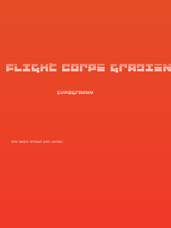 Flight Corps Gradient Poster