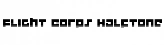 Flight Corps Halftone  Fuentes Gratis Descargar