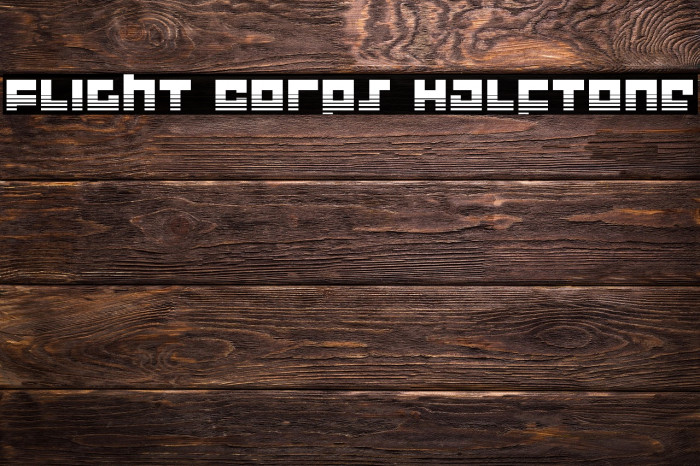 Flight Corps Halftone Example 1