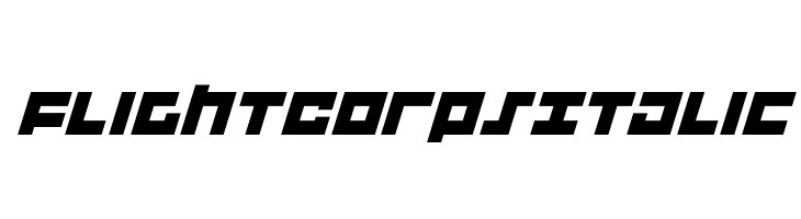 Flight Corps Italic  Descarca Fonturi Gratis