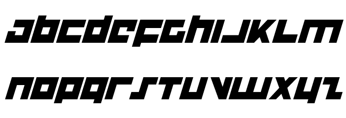 Flight Corps Italic Fuentes MINÚSCULAS