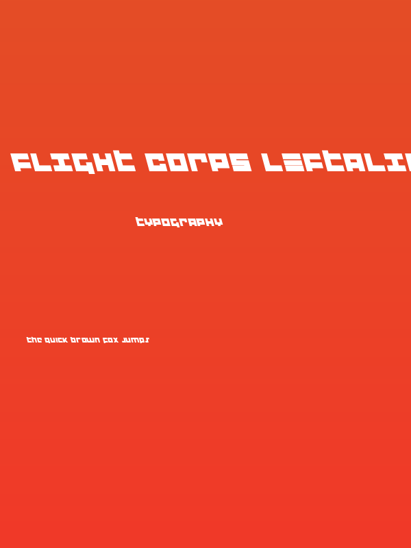 Flight Corps Leftalic Poster