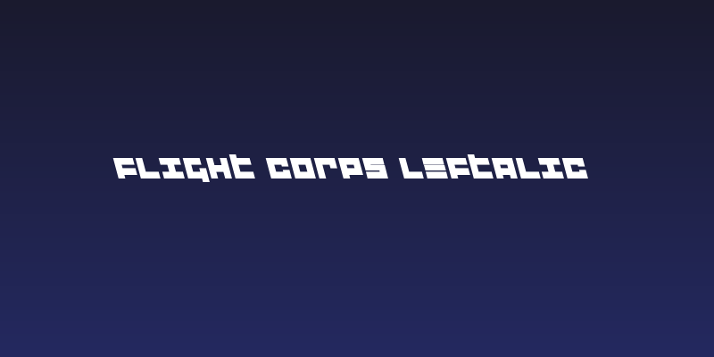 Flight Corps Leftalic Social Header