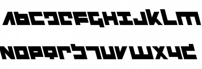 Flight Corps Leftalic Polices MAJUSCULES