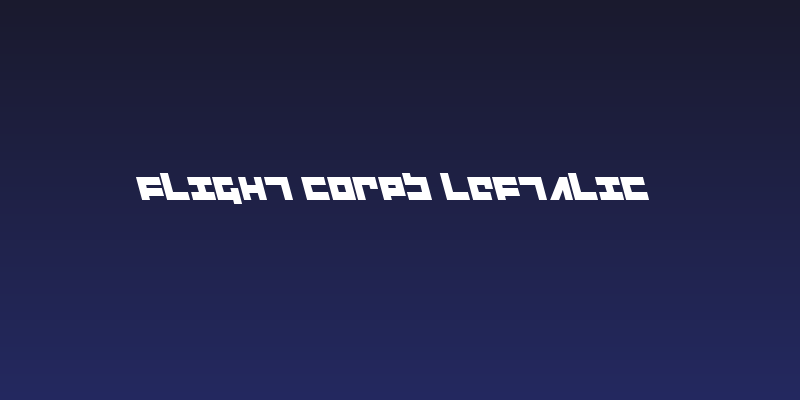 Flight Corps Leftalic Social Header