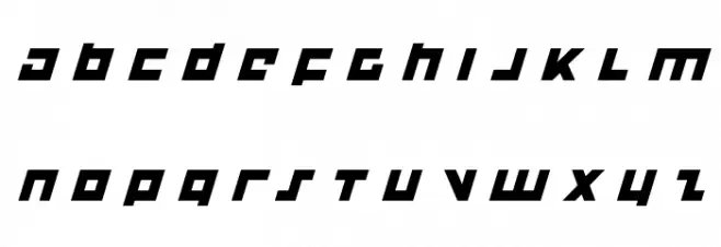 Flight Corps Title Italic Fuentes MINÚSCULAS
