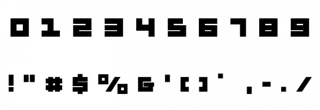 Flight Corps Title Font OTHER CHARS