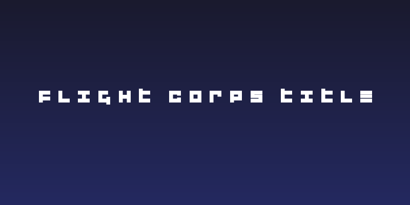 Flight Corps Title Social Header
