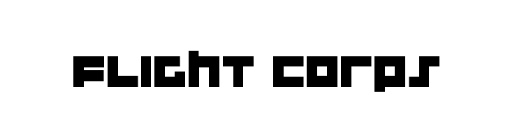 Flight Corps  フリーフォントのダウンロード