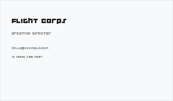 Flight Corps Business Card