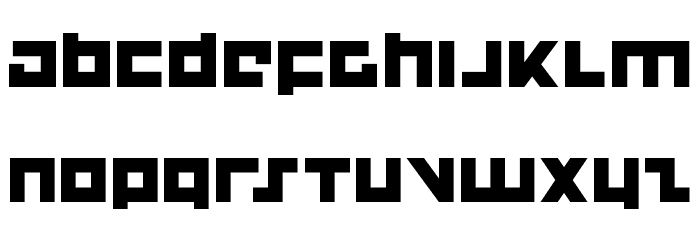 Flight Corps Font LOWERCASE