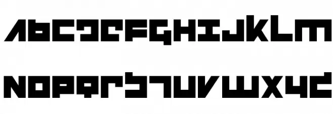 Flight Corps Шрифта ВЕРХНИЙ