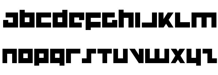 Flight Corps Font LOWERCASE