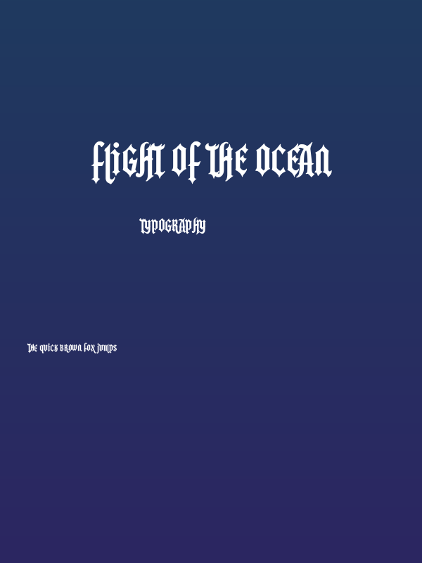 Flight of the Ocean Poster