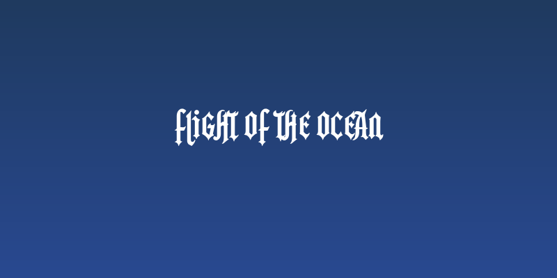 Flight of the Ocean Social Header