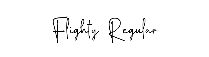 Flighty Regular  Fuentes Gratis Descargar