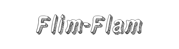 Flim-Flam フォント