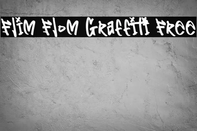 Flim Flom Graffiti Free Font examples