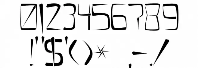 Flimsy Stave Font OTHER CHARS