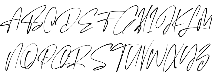 Flinckstone Free Regular Font UPPERCASE