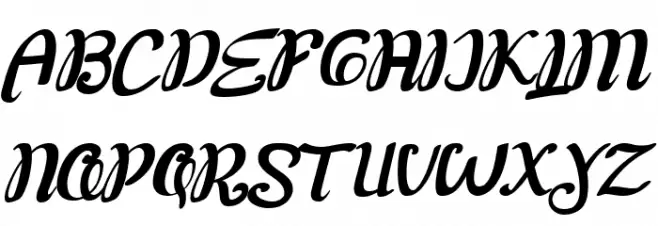 Flinellia Schriftart Groß