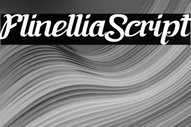 FlinelliaScript Font examples