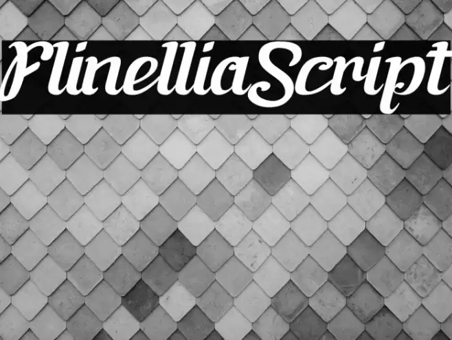 FlinelliaScript Font examples