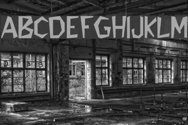 Flintstone Font examples