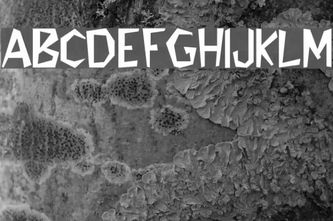 Flintstone Font examples