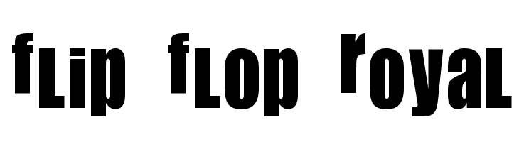 Flip Flop Royal  font caratteri gratis