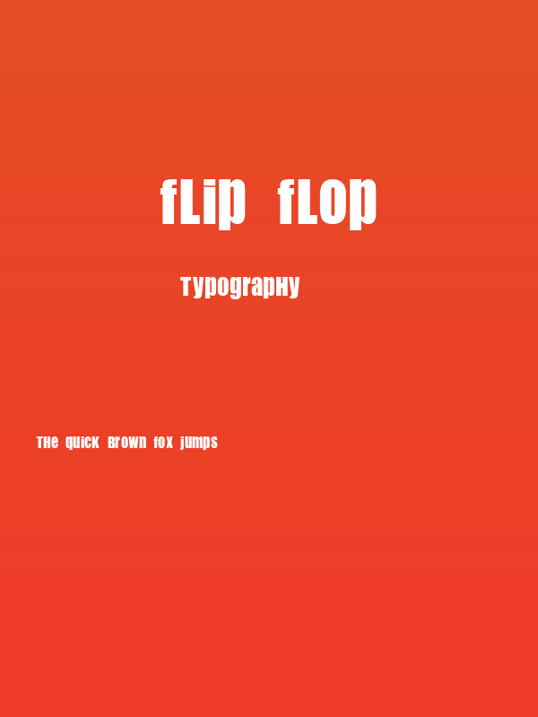 Flip Flop Poster