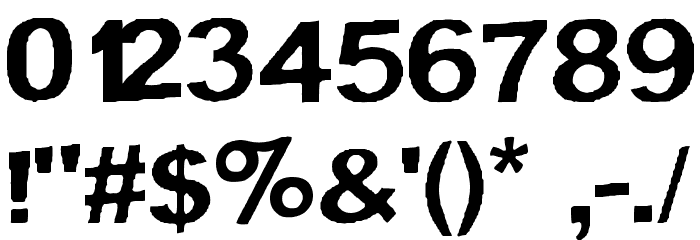 Flip the Switch Font OTHER CHARS