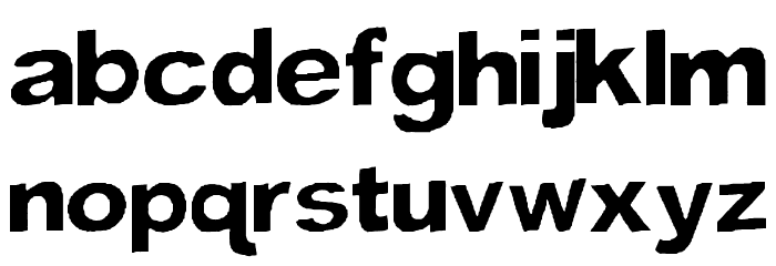 Flip the Switch Font LOWERCASE