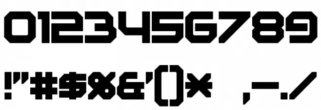 Flipbash Font OTHER CHARS