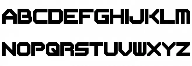 Flipbash 字体 大写