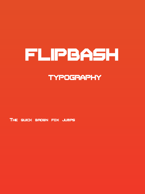 Flipbash Poster