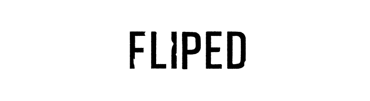Fliped Font