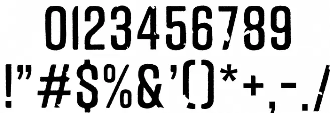 Fliped Font OTHER CHARS