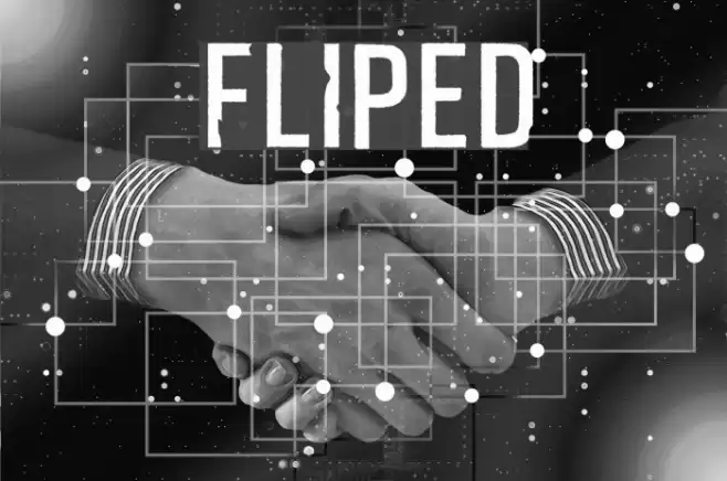 Fliped Font examples