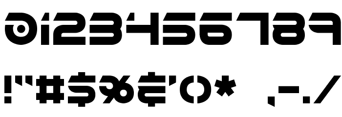 Flipside BRK Font OTHER CHARS