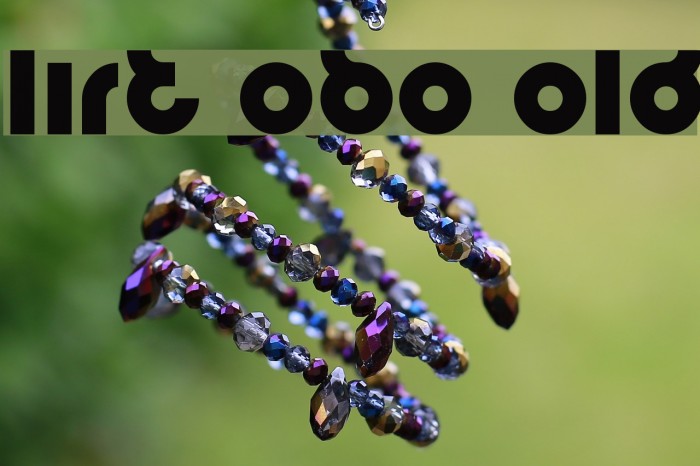 Flirt Bobo Bold Caratteri examples