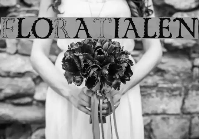 FloRaTialen Font examples