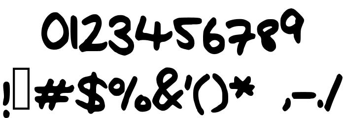 Flo__s_Handwriting Font OTHER CHARS