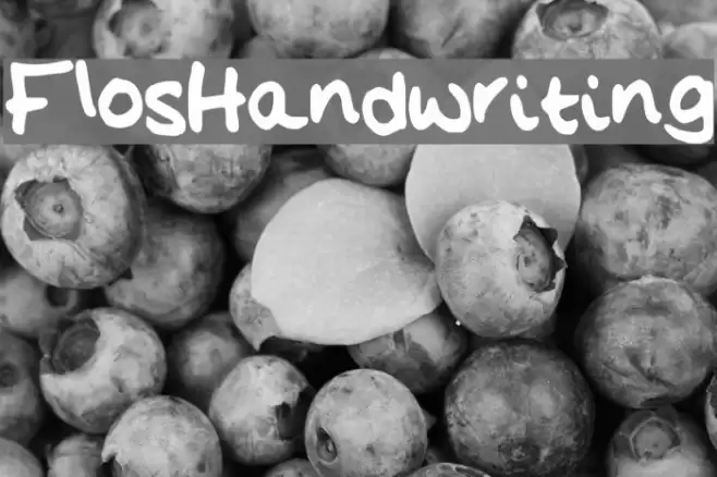 Flo__s_Handwriting Font examples