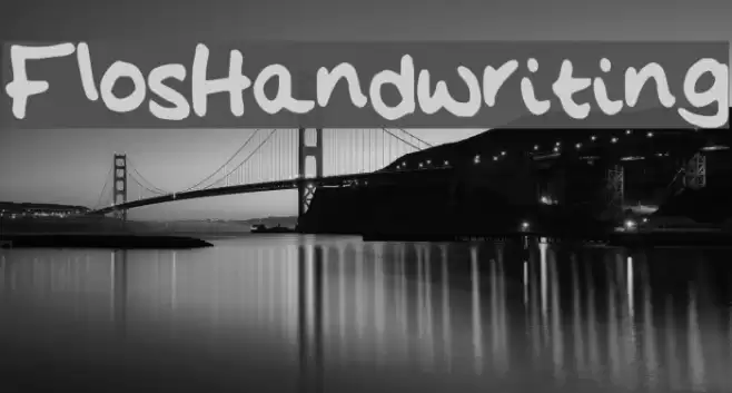 Flo__s_Handwriting Font examples